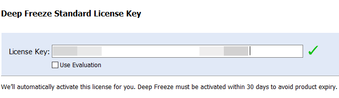 license key pada deep freeze